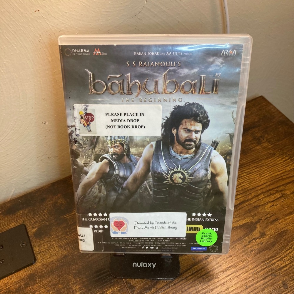Bahubali The Beginning DVD Hindi Movie English Subtitles S.S. Rajamouli Action